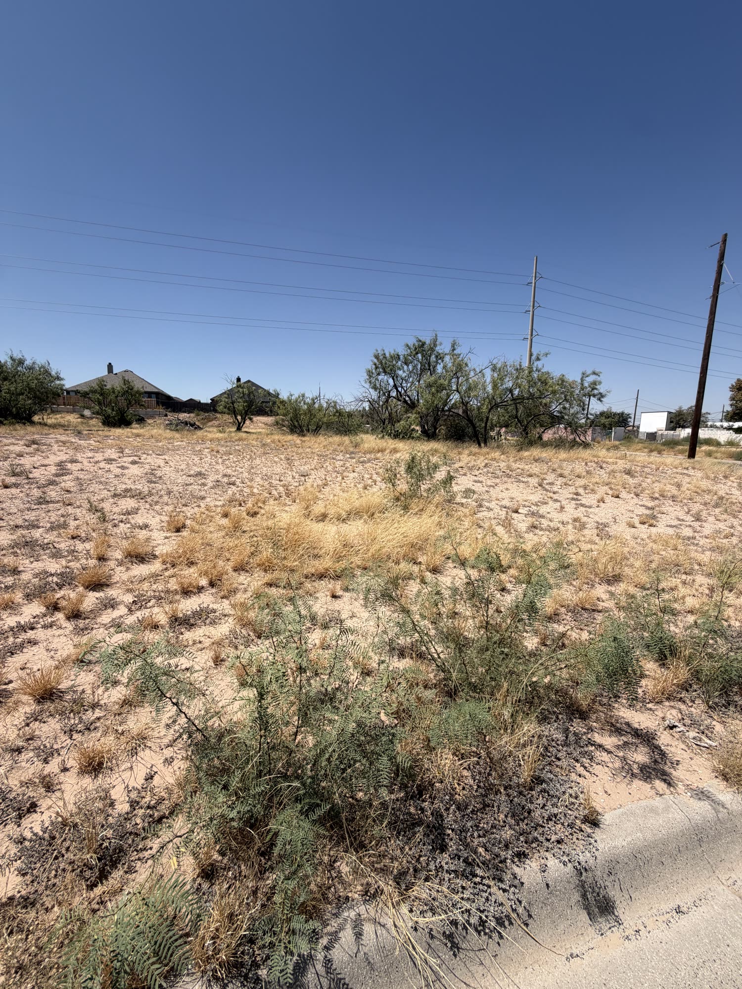 Vacant lot at 700 Baylor Blvd in Big Spring, Texas, seen from the street
